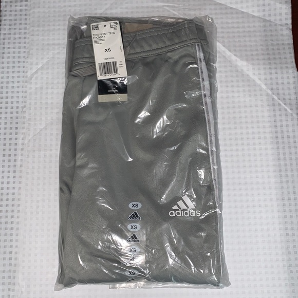 New Adidas Track Pants Joggers Gray - Picture 4 of 10